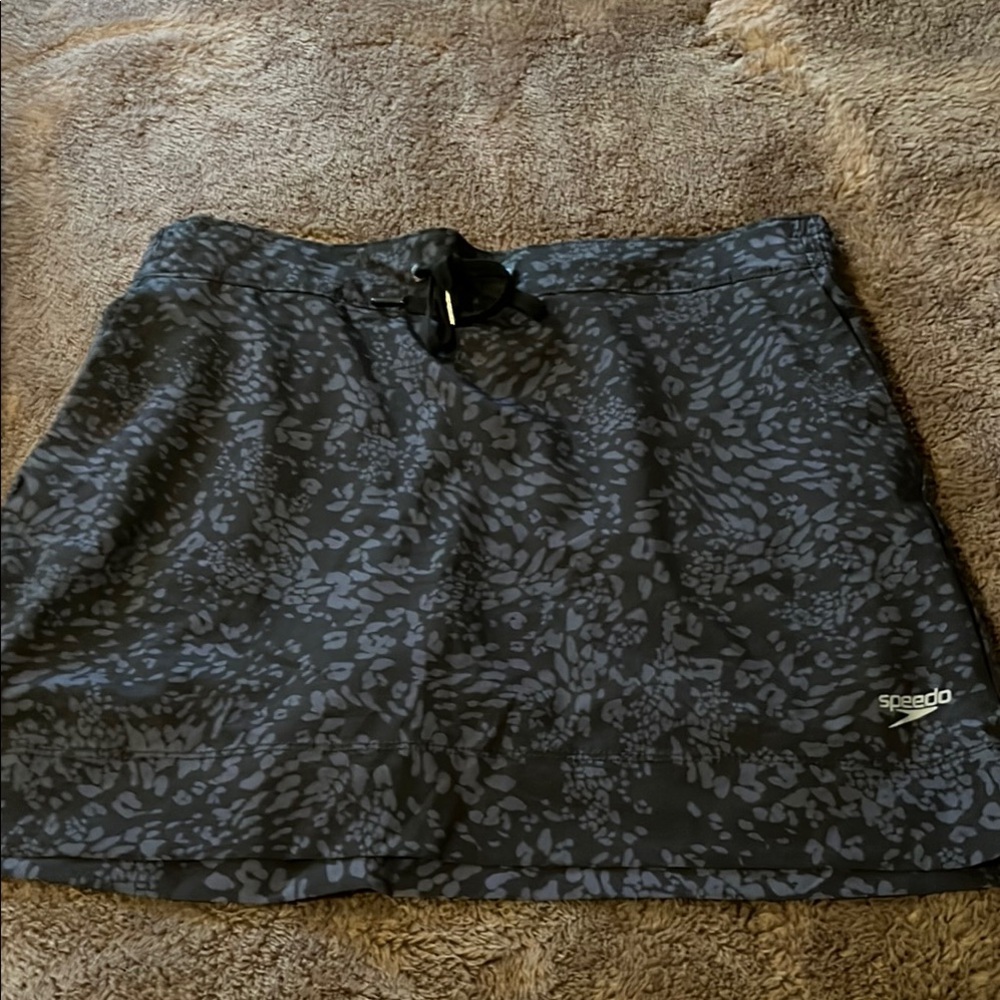 Speedo Black Patterned Women's skort